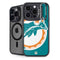 NFL Miami Dolphins Retro Logo iPhone 15 Pro Kickstand Case